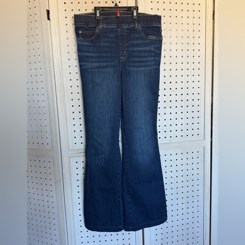 SPANX Dark Blue Flare Jeans